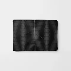 Fine Line Black Gift Wrap