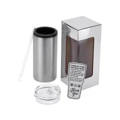 Stainless Steel 12oz Slim Duozie