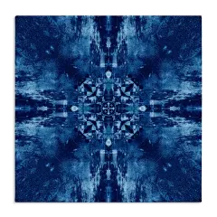 Stupell Industries Mosaic Tie Dye Motif Canvas Wall Art Design by El Perkin