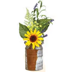 Sunflower And Lavender Pick 14" (Vase not included)
