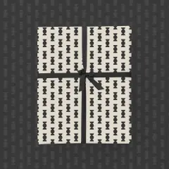 Geo Circle Semicircle Gift Wrap