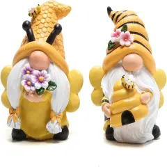 Spring Garden Gnomes Decorations Honey bee Gnome World Bee Day Decorations Gifts
