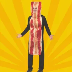 Bacon Strip Costume Funny Food Tunic One Piece Halloween Party Outfit