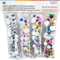 CousinDIY Wiggle Eyes Mega Assortment-Multi-Colored