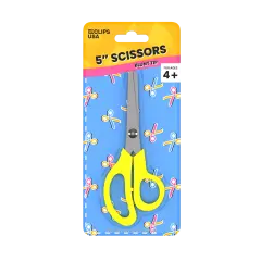 Kids Scissors 5 in Blunt Tip &ndash; School Safe &ndash; 48 Count