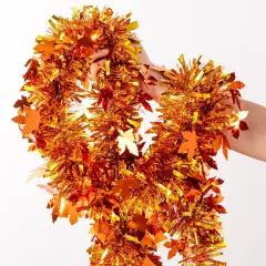 33Ft Thanksgiving Tinsel Garland
