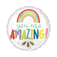 Anagram&reg; 17 Inch You Are Amazing Rainbow Balloon