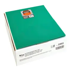 C-Line Poly 2-Pocket Portfolio Folder, Letter Size, Green, Pack of 25