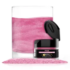 Brew Glitter - Pink Edible Drink Glitter (4g, x1 Flip-Cap Jar) for Beer, Cocktails and Beverages