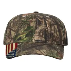 Kati&reg; Camo Woven USA Flag Cap Xtra/ USA Flag
