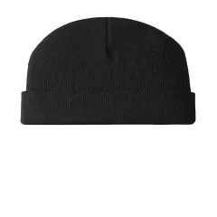 Port Authority&reg; Knit Cuff Beanie Black