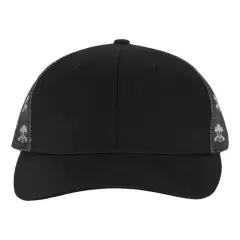 Kati&reg; Printed Mesh Trucker Cap Black/ Black/ Skull