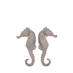Large Seahorse Set Statue