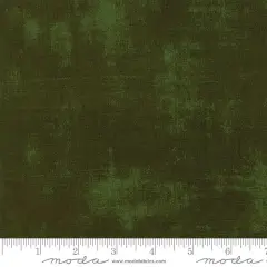 Green Grunge Basics Rifle Green 44"/45" Per Yard