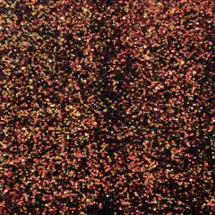 1 Yard Sequins Embroidered Stretch Velvet Rodeo Fabric Orange Iridescent