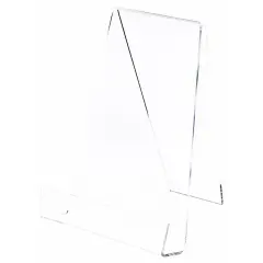 Plymor Clear Acrylic Book Easel with 1.875" Ledge With Lip, 8.25" W x 8" D x 10.75" H