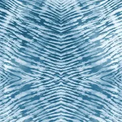 Green Shibori Teal Fur Cotton 44"/45" Fabric Per Yard