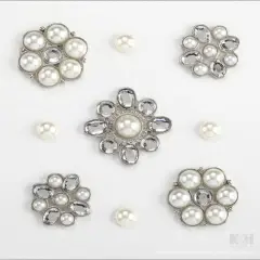 Jolee's Boutique Pearl And Gem Clusters Dimensional Stickers