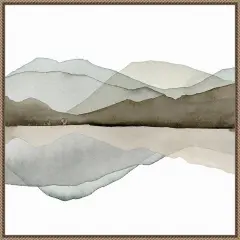 Magic Mountain II by Grace Popp Framed Canvas Wall Art