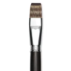 Escoda Vintage Synthetic Brush - Bright, LongHandle, Size 20