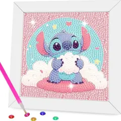 Cute Small Diamond Art Kits for Adults with Wooden Frame