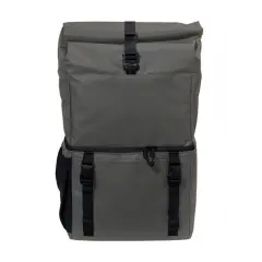 Port Authority&reg; 18 Can Backpack Cooler Dark Charcoal/ Black