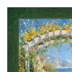 Green Burl Wood Flat Picture Frame 12x18 frame