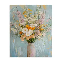 Stupell Industries Orange & White Flower Arrangement Canvas Design by Franklyn Gregory