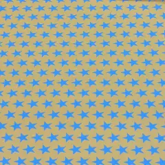 1 Yard Star Print Spandex Fabric Swimwear Dancewear Leggings Activewear 58/60 Inches Wide Orange with Lavendr