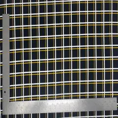 1 Yard Liverpool Knit Floral Print Fabric, Stretch Crepe Texture for Elegant Apparel & Crafts 58"-60" Width Black/Yellow