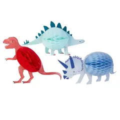 HONEYCOMB DINOSAUR DECORATIONS