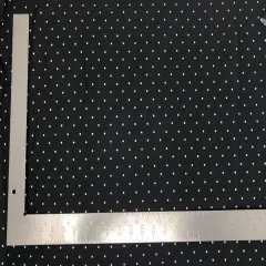 1 Yard Techno Crepe Knit Pin Polka Dot Print Fabric Stretch Textured 58"-60" Width Mauve/Ivory