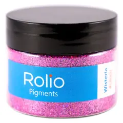 Rolio - 1 Jar Vibrant Holographic Glitter (Wisteria) - 1 oz