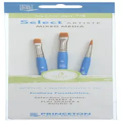 Princeton Select Brush Set 3/Pkg-SELECT BRUSH SET 4