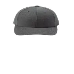 Sport-Tek&reg; Curve Bill Snapback Cap Dark Hthr Grey