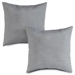 Outdoor 17 x 17 in. Square Throw Pillow (2-Pack) Heather
