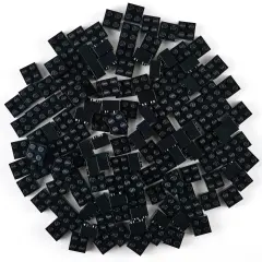 Strictly Briks Classic Bricks Starter Kit, Black, 144 Pieces, 2x2 Inches, Building Creative Play Set for Ages 3 and Up, 100% Compatible with All Major Brick Brands