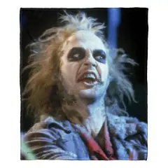 Warner Brothers Beetlejuice Silk Touch Throw Blanket