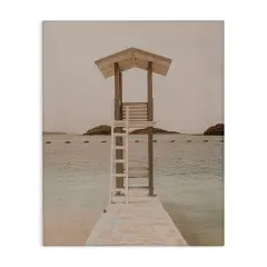 Stupell Industries Beach Lifeguard Lookout Canvas Wall Art Design by LSR Design Studio