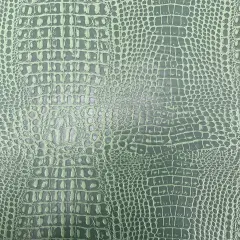 1 Yard Marine Gator Vinyl Fabric Waterproof Anti UV Outdoor Upholstery 54" Width Green