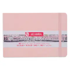 Royal Talens Art Creations Sketchbook - 5.8" x 8.3", Pastel Pink