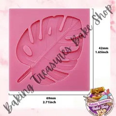 Tropical Palm Leaf silicone mold