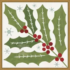 Winter Days VII by Veronique Charron Framed Canvas Wall Art