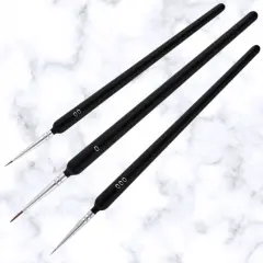 3 Count Fine Detail Brushes