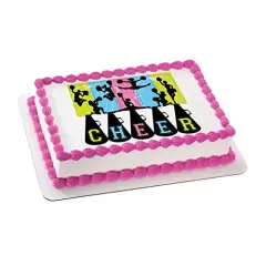 Cheer Edible Icing Image (8 inch Round)