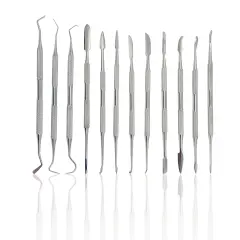 Stainless Steel Spatula Wax & Clay Sculpting Tool Carver Set (12PK)