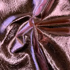 1 Yard Chrome Reflective Vinyl Fabric For Handbags Upholstery Wallets Crafts 54 Inch Width Rose Gold