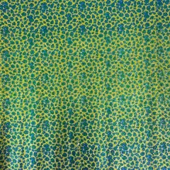 1 Yard Leopard Print Glitter Canvas Vinyl Fabric Fashion Accessories Craft Upholstery 56" Width Green