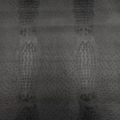 1 Yard Gatorich Faux Leather Vinyl Fabric Upholstery Handbags Wallets Home Decor 54" Width Black II