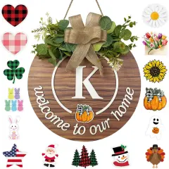 Interchangeable Seasonal Monogram Letter